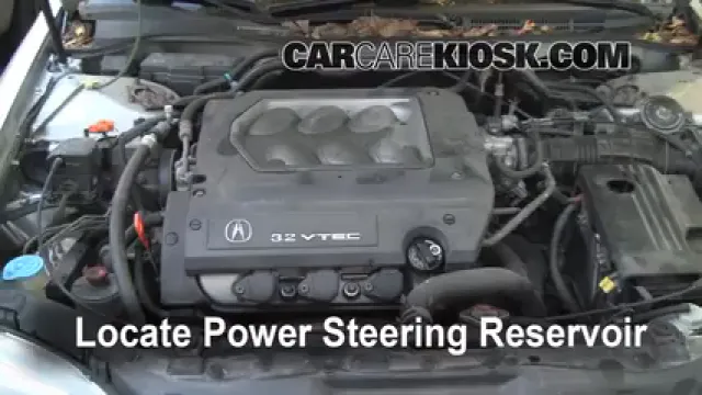 1999 Acura TL 3.2L V6 Liquide de direction assistée Vérifier le niveau de liquide